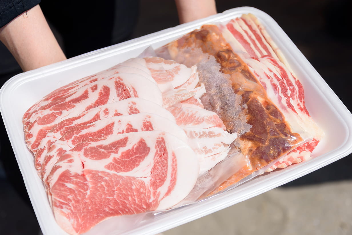 伊達のブランド肉「黄金豚」が買える