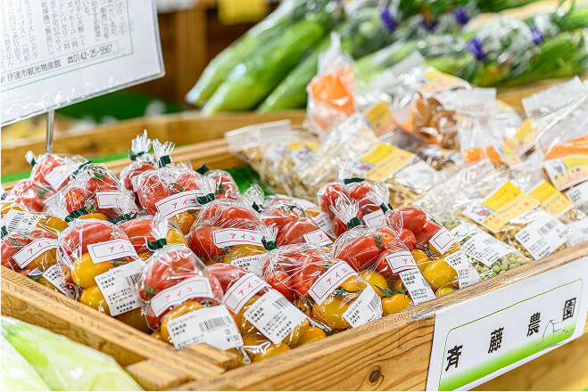 毎朝入荷される新鮮な伊達野菜